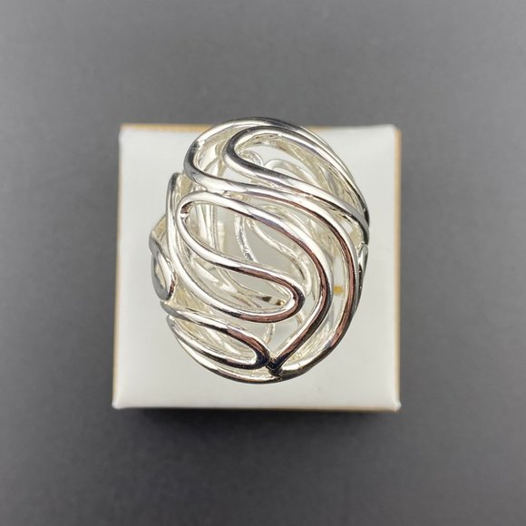 Dunes Silver Plated Ring